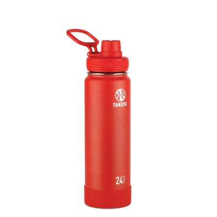 Takeya Actives Insulated Bottle 700 ml flasks Red 700ml