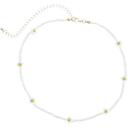 Pärl Daisy Halsband Seed Pearl Halsband Färgade Handgjorda Pärlor För Acsergery Kvinnor