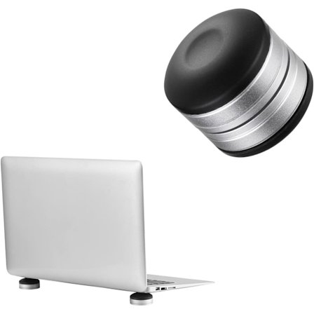 Bærbar stativ bærbar PC/Ultrabook - Kjøleplate for bærbar PC Notebook Liten silikonkule - Svart