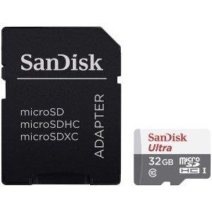 Sandisk Ultra - flashminnekort - 32 GB - microSDHC UHS-I