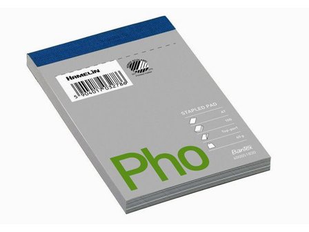 BANTEX Telefonblock A7 100 blad olinjerat - Lyreco - Kontorsmaterial - Block och anteckningsböcker - Block övriga