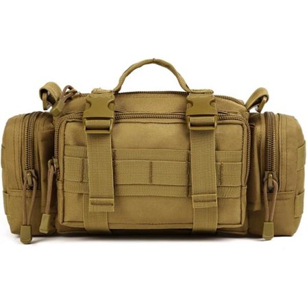 Midjeveske Taktisk Crossbody Skulderveske Håndveske for Fotturer Camping Trekking Jakt