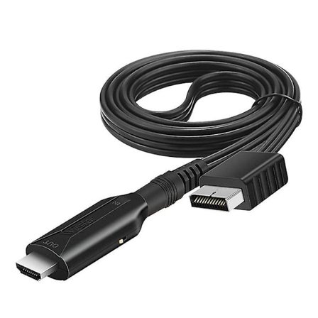 HDMI-yhteensopiva adapterikaapeli Playstation 2 PS2:lle, HD RCA AV -ääni ja -video