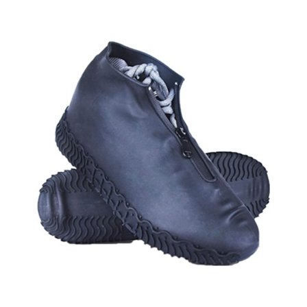 Vandtætte skoovertræk til regn Silikoneoversko med lynlås Skridsikre galoscher til mænd og kvinder