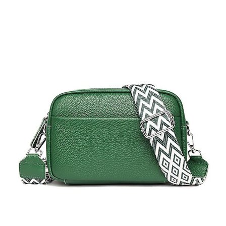 Luksus Solid Farve Ægte Læder Dame Messenger Taske 100% Blødt Okselæder Skulder Crossbody Tasker Til Kvinder 2024 Dame Håndtasker