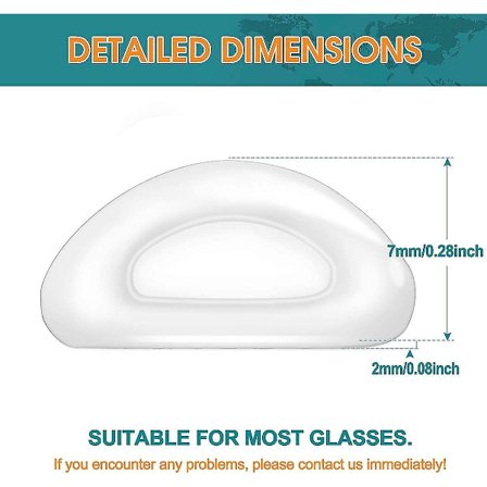 12 par brille-nese pads klare sklisikre neseputer utstyrt med sklisikre myke silikon klebrige neseputer for briller solbriller Conversio