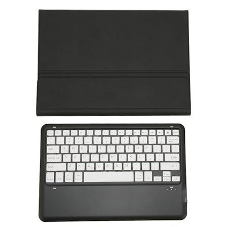 12,4 tuuman näppäimistökotelo irrotettavalla langattomalla näppäimistöllä, 3 säädettävää jalustaa Samsung S8 Plus S7 FE S7 Plus -malleille, ei 