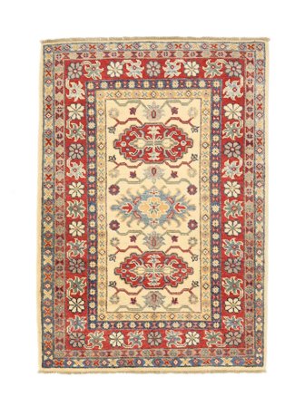 Kazak Fine Rug Oriental Brown/Orange (Wool, Afghanistan)