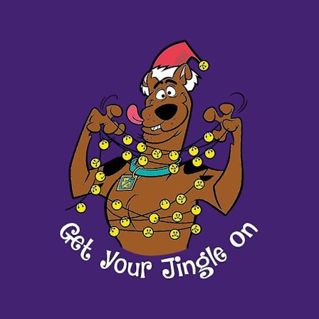 Scooby Doo Christmas Tangled In Lights barntröja