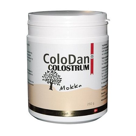 Biodane Pharma ColoDan Colostrum pulver Mokka 250 g, Helse & Madvarer, Kosttilskud, Øvrige Kosttilskud