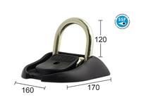 ABUS WBA 100 Festeløkke herdet stål, klasse 3, Dør- & vindusbeslag