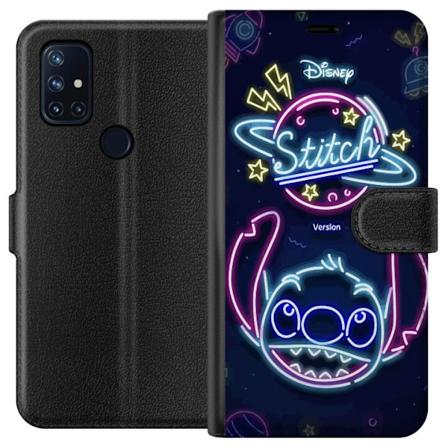 OnePlus Nord N10 5G Lommeboketui Stitch Neon