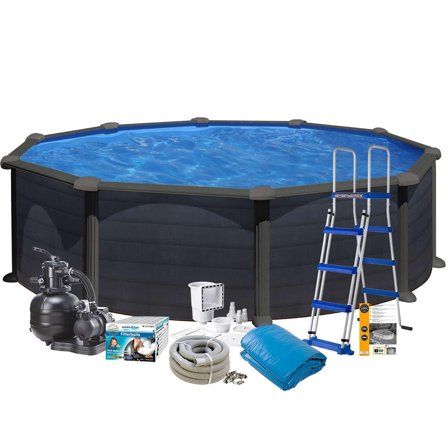 Swim & Fun 2717 Poolpaket Ø4,6 x 1,2 m, 17 450L, Pooler & utebad