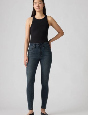 Levi's 721 High Rise Skinny Exit Stag - Blue - 28 x 30