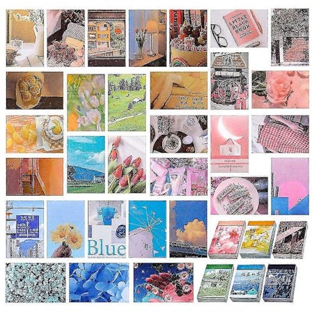 300 st Washi Papper Klistermärken Set Daglig Natur Livssaker Resor Vintage Klistermärken För Scrapbooking Jo