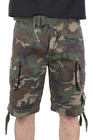 Pantaloni Scurți Brandit Savage Vintage Woodland L