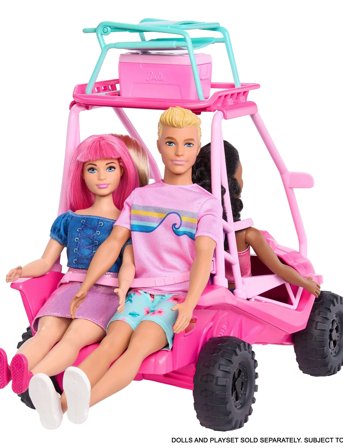 Barbie Mysteries: Beach Detectives Ultimate Beach Buggy Vehicle Playset With 10+ Accessories - Multi/patterned - ONE SIZE