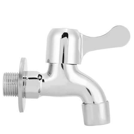 Koppar Enkel Kall Vattenkran för Hushållsbadrum - G1/2in Mopp Pool Diskbänk Vattenkran