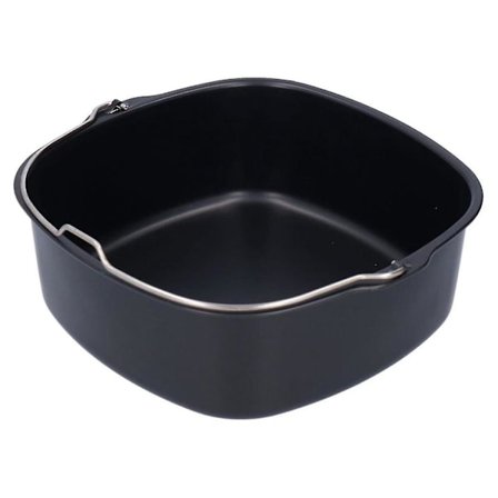 8-tommers Bakekurv for HD9925/HD9860/HD9905/01 Air Fryer Kakefat Ikke-klebende Bakepan Tilbehør 22CM