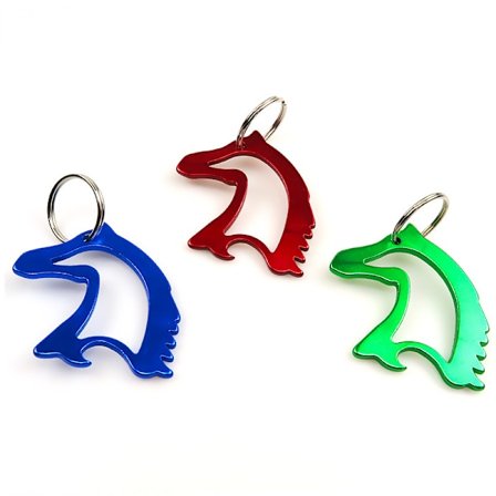 3 stycken selepresent hästformad nyckelring/enkel flaska