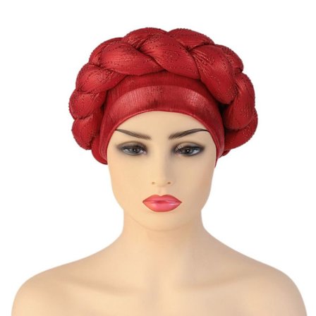 Turban Head Wraps Turband Hatte RØD