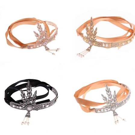 The Great Gatsby 1920 Vintage bryllupskrone diadem hårbånd