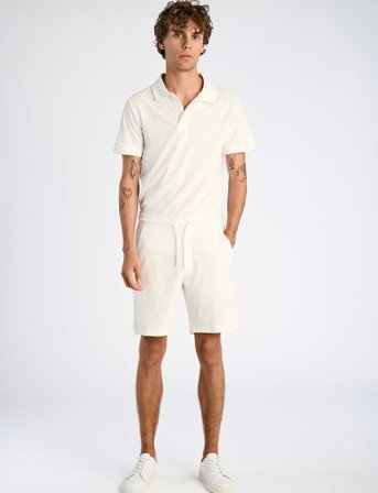 Lindbergh Shorts Terry - White - XL