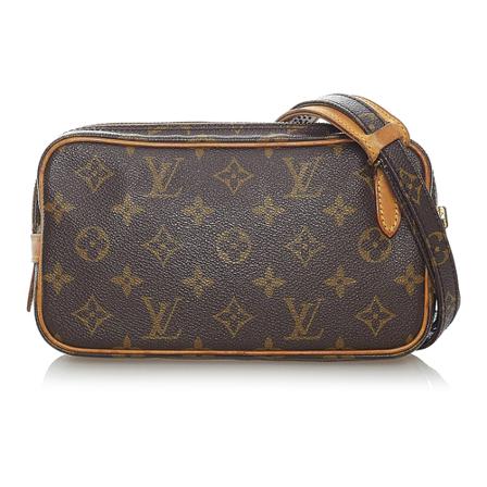 Louis Vuitton Vintage, Pre -owned Monogram Marly Canvas Bruin, Dames, Maat:ONE Size