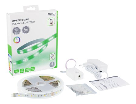 Deltaco LED-strip Wi-Fi RGB 3 meter