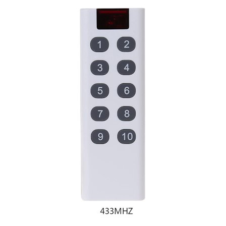 433MHZ Langaton Oppimiskoodi Digitaalinen Kaukosäätimen Lähetin 1/2/3/4/6