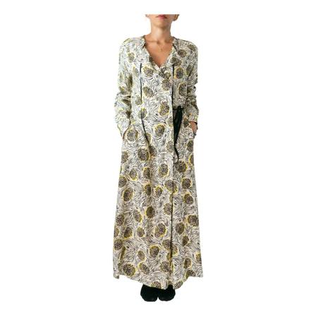 Alysi, Maxi Dresses Wit, Dames, Maat:S,print