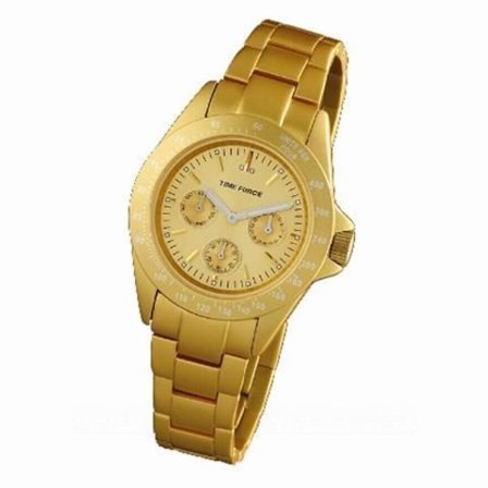 Ur - Time Force - TF4189L09M - Kvarts - Analog - Guldbelagt