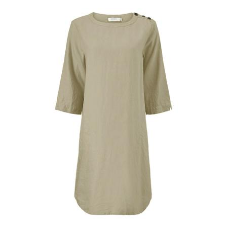 Masai Nylani dress , Beige , Dames , Maat: M Casual jurken