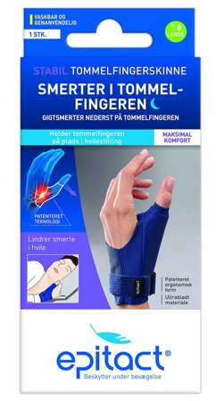 Epitact Stabil Tommelfingerskinne Højre/L, Medicin & Pleje, Støttebind, Tommelfingerstøtte