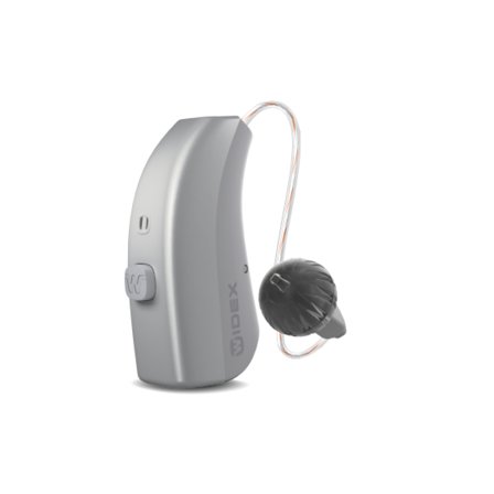 Widex Moment 440 - mRIC R D / RIC 312 D / RIC 10 Silver Grey