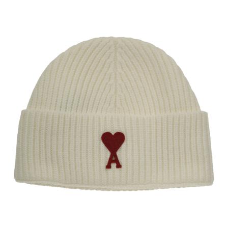 Ami Paris, Beanies Beige, Heren, Maat:ONE Size