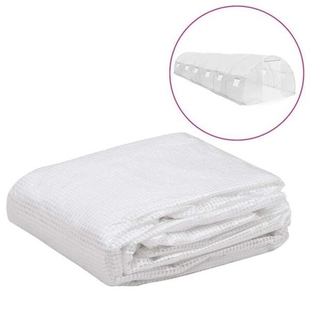 vidaXL Växthusöverdrag (27 m²) 3x9x2 m genomskinlig