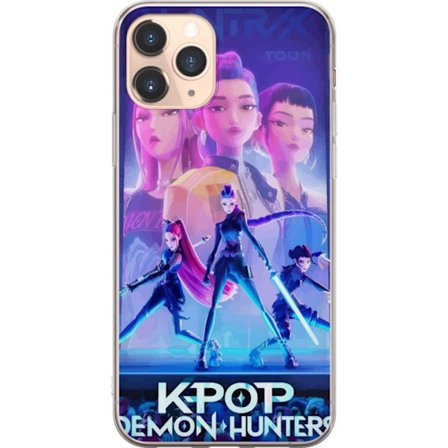 Kompatibelt Mobilskal till Apple Apple iPhone 11 Pro Trendiga KPop Demon Hunters docka figur
