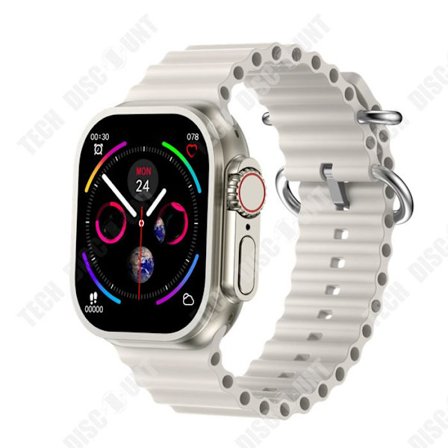 Smarte Ur - LUNAVO - Bluetooth 5.3 - Elegant Design - Trådløs Opladning - Rund