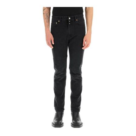 MM6 Maison Margiela Mm6 maison margiela five-pocket slim-fit jeans Sort, Herre, Størrelse: W31