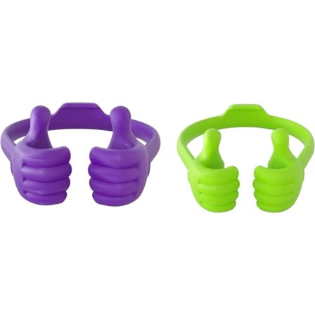 Thumbs Up 2-pak Tablet Stand, Tablet Display Stand Holder til skrivebord, Tablet Stand Kompatibel med iPad-serien, Samsung Galaxy Tabs