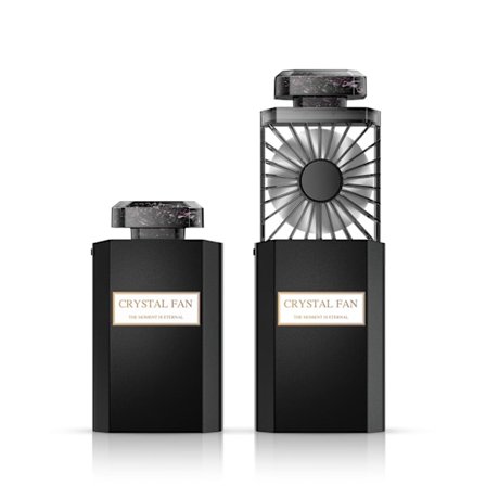 Werwing Bærbar Parfyme Vifte - Håndholdt Mini Vifte med Duftfunksjon, Uttrekkbart Design, 3 Hastigheter, 1200mAh Oppladbart Batteri