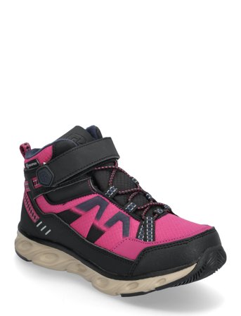 Color Kids Boots Low Cut W. 1 Velcro-Wp - Pink - 24