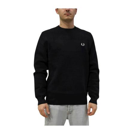 Fred Perry Sweater Sort, Herre