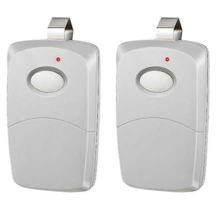 2-pak Erstatning for Multicode Linear 3089 Garageportåbner Fjernbetjening, 10 Dip Switch, 300Mhz