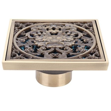 10x10cm Lattiakaivo Antiikki Kupari Hajunesto Kylpyhuoneen Lattiakaivo Tukkeutumisenesto Hotelliin