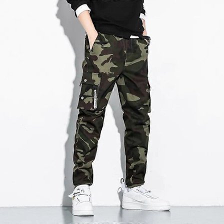 8XL Vår Höst Herr Kamouflage Cargo Byxor Herr Casual Bomull Militär Byxor Herr Elastisk Midja Joggers Taktiska Byxor Manlig