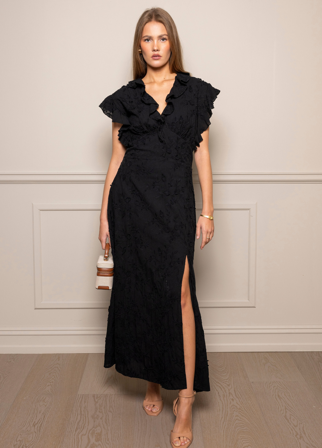 MISSMAYA - Nadine Dress Matte Black - M