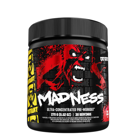 Komplett PWO Mutant Madness PWO 30 portioner, Fruit Punch - 30 servings - Bodyman.dk