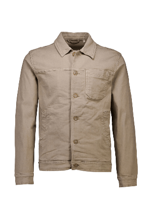 Lindbergh Cropped length overshirt Kavajer Herr Grå S